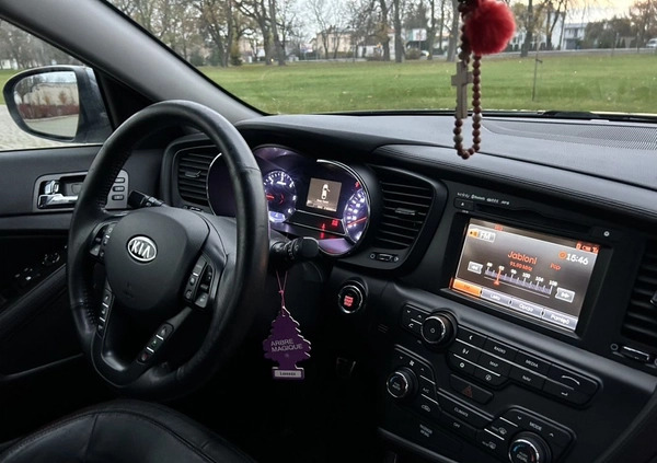 Kia Optima cena 42700 przebieg: 218000, rok produkcji 2013 z Miłomłyn małe 596